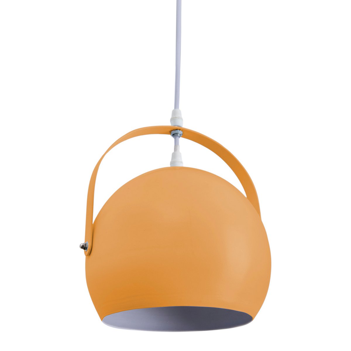 Pendelleuchte "COLORADO" orange Ø ca. 25 cm, Metall, E27-Fassung, Beleuchtung für Wohnzimmer, Esszimmer, Kinderzimmer