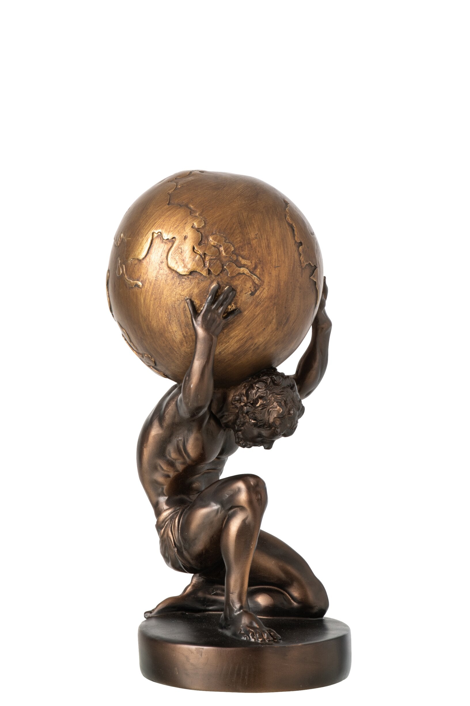 Dekofigur Weltkugel Skulptur Antik Stil groß und klein