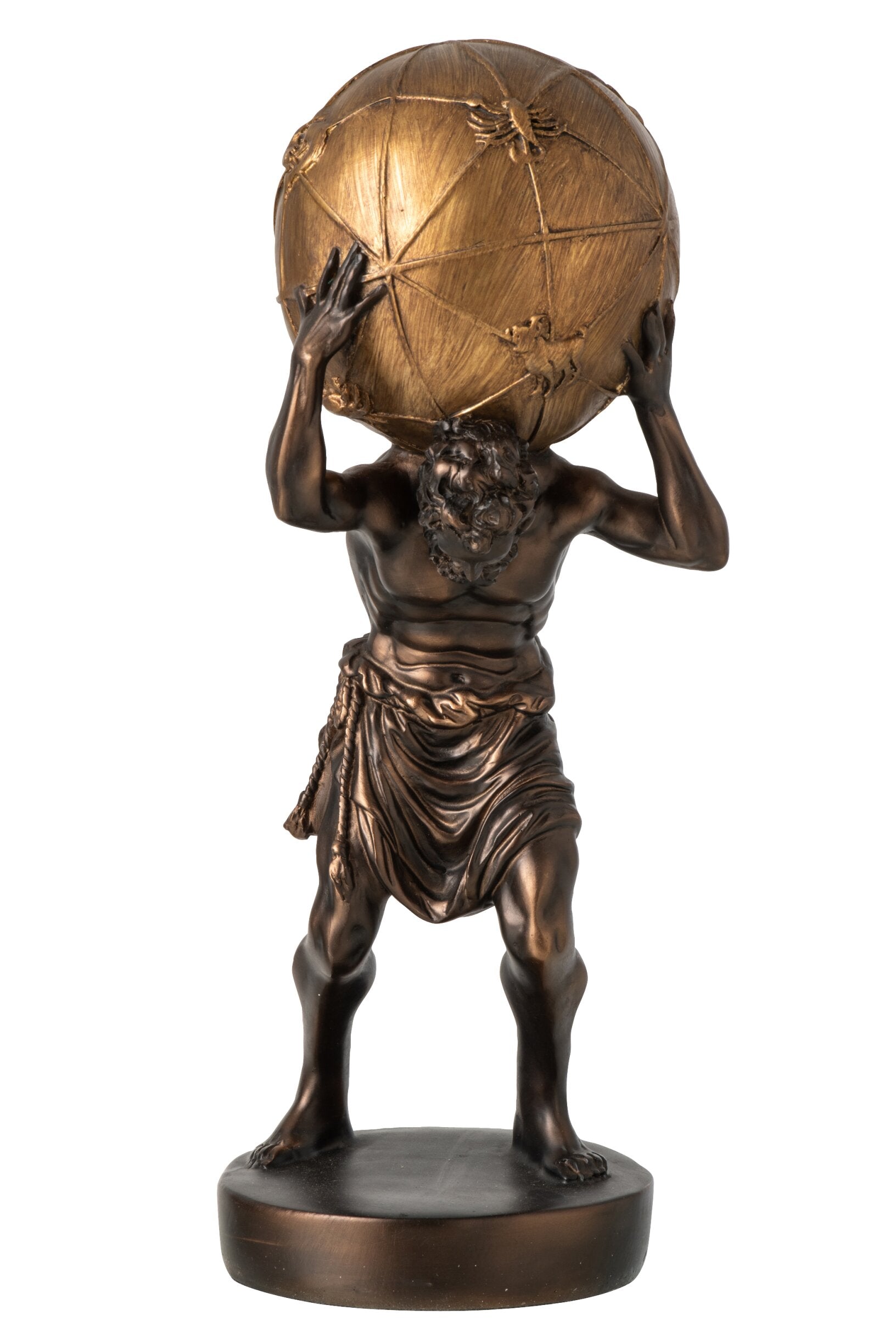 Dekofigur Weltkugel Skulptur Antik Stil groß und klein
