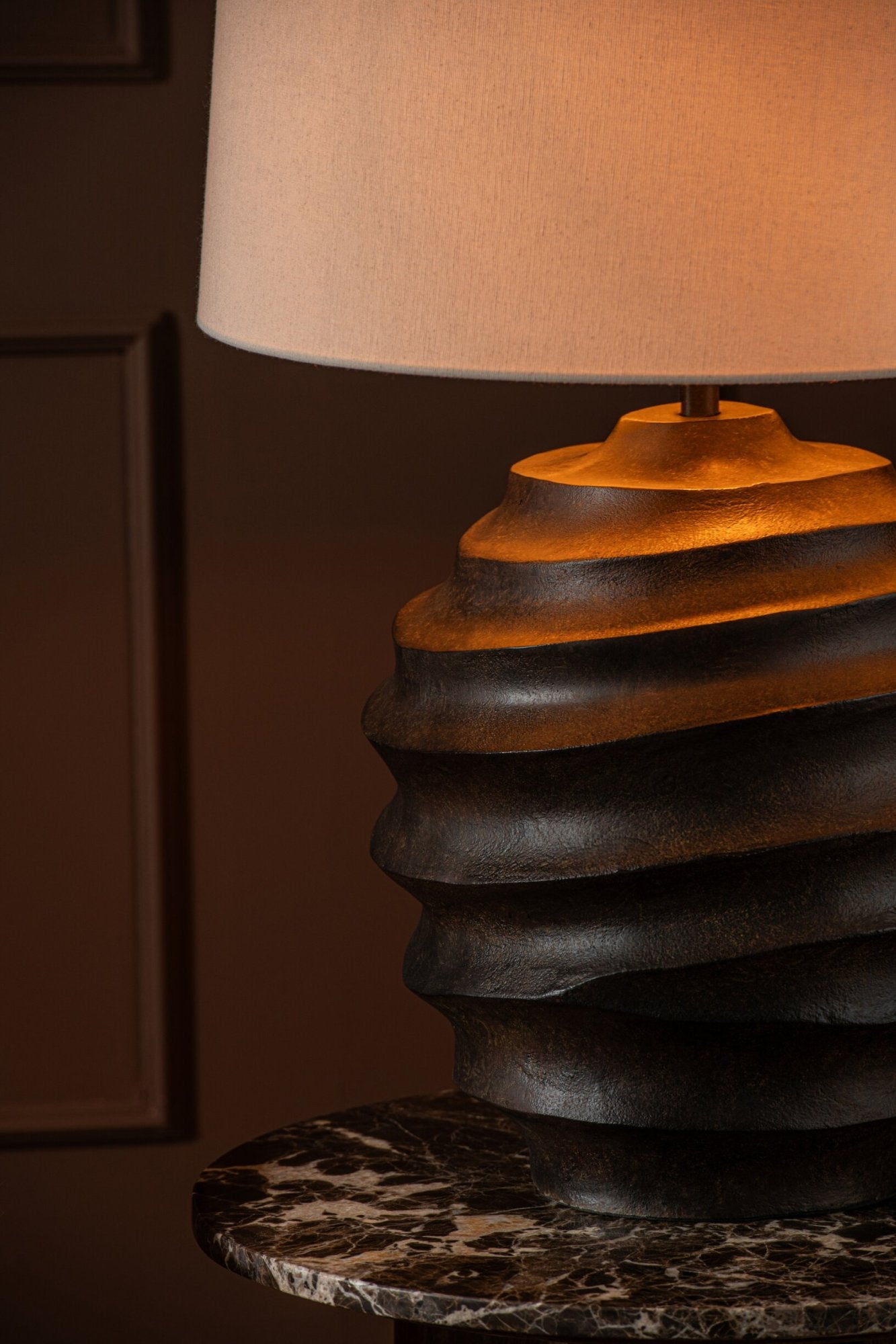 Tischlampe Terra Forma Braun