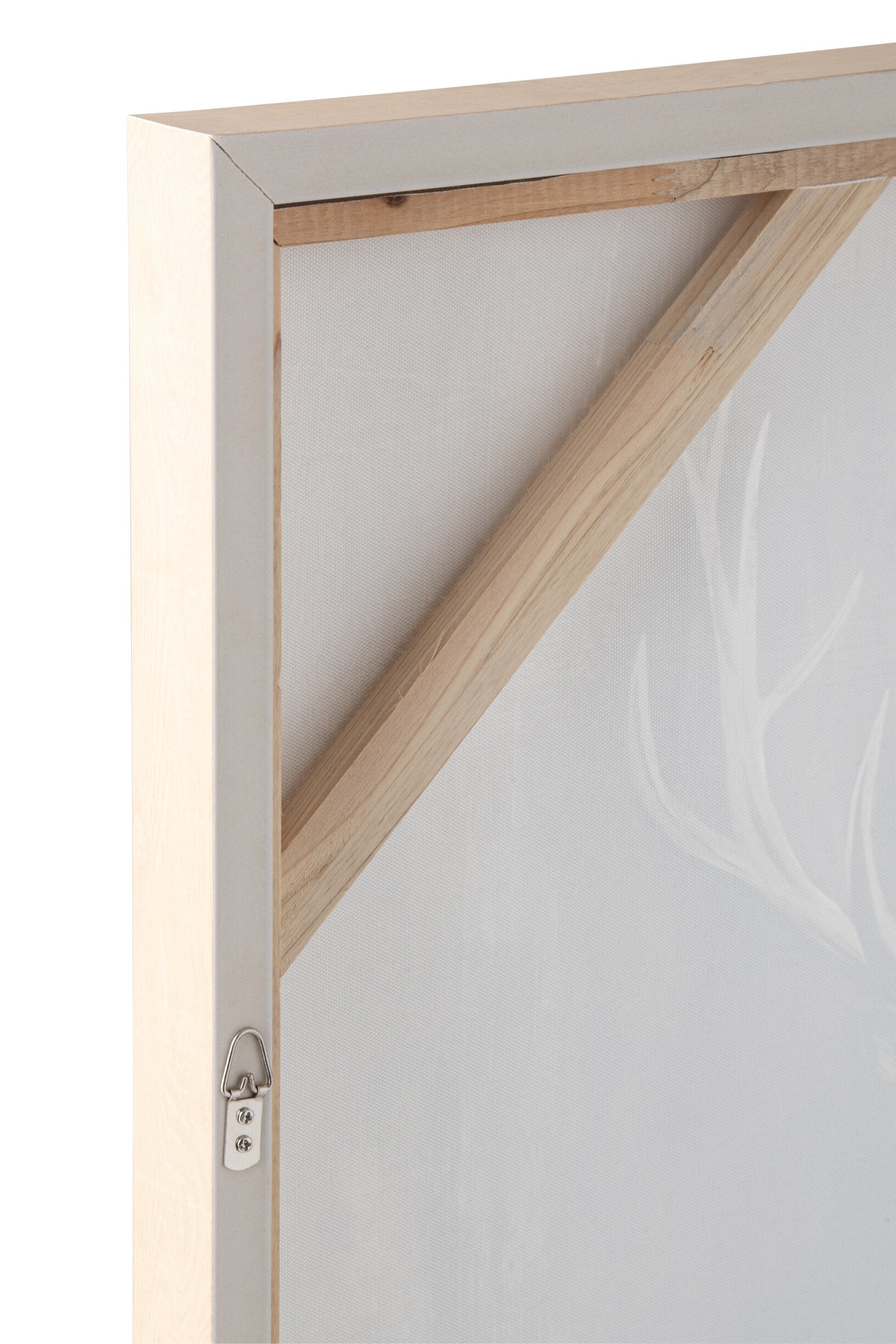 Wandbild Hirsch Braun Leinwand Bild Waldruhe 120x80cm