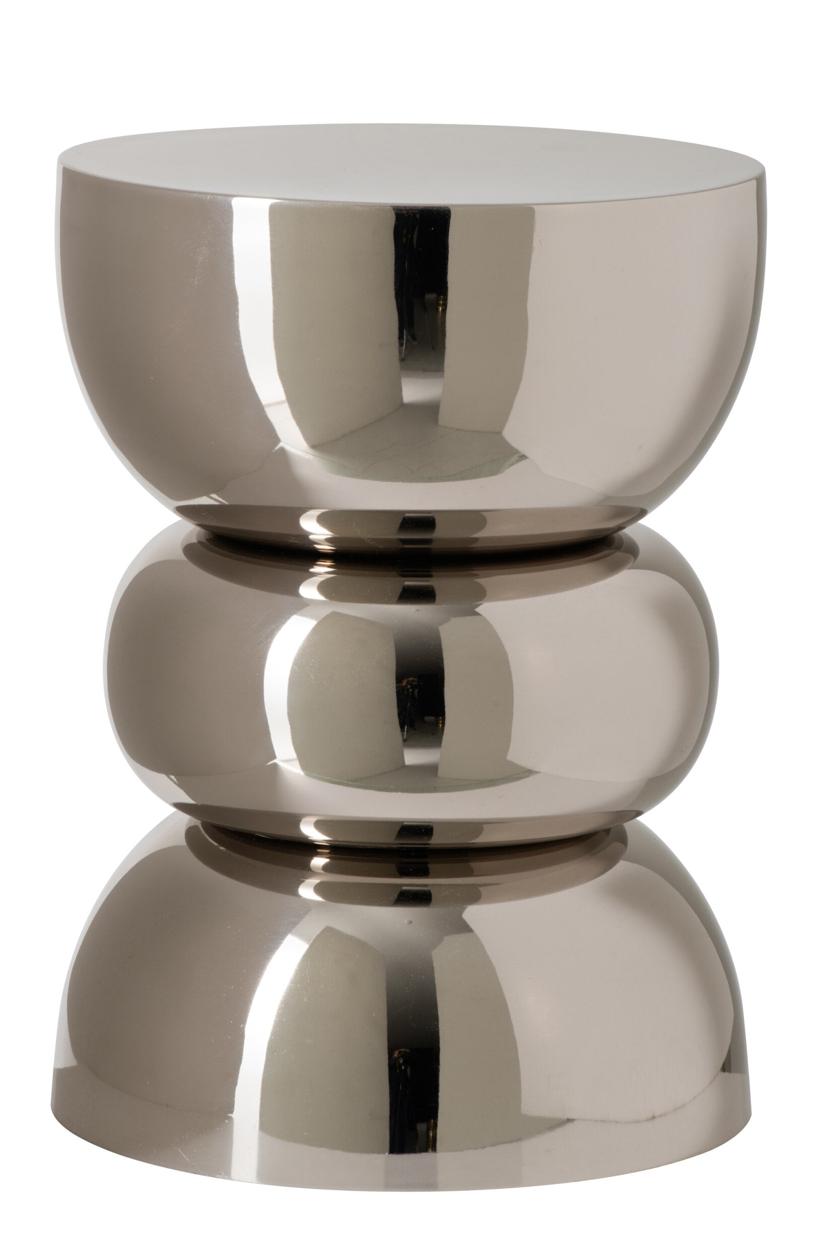Beistelltisch Metall Design Lumina Orbit silber moderner tisch