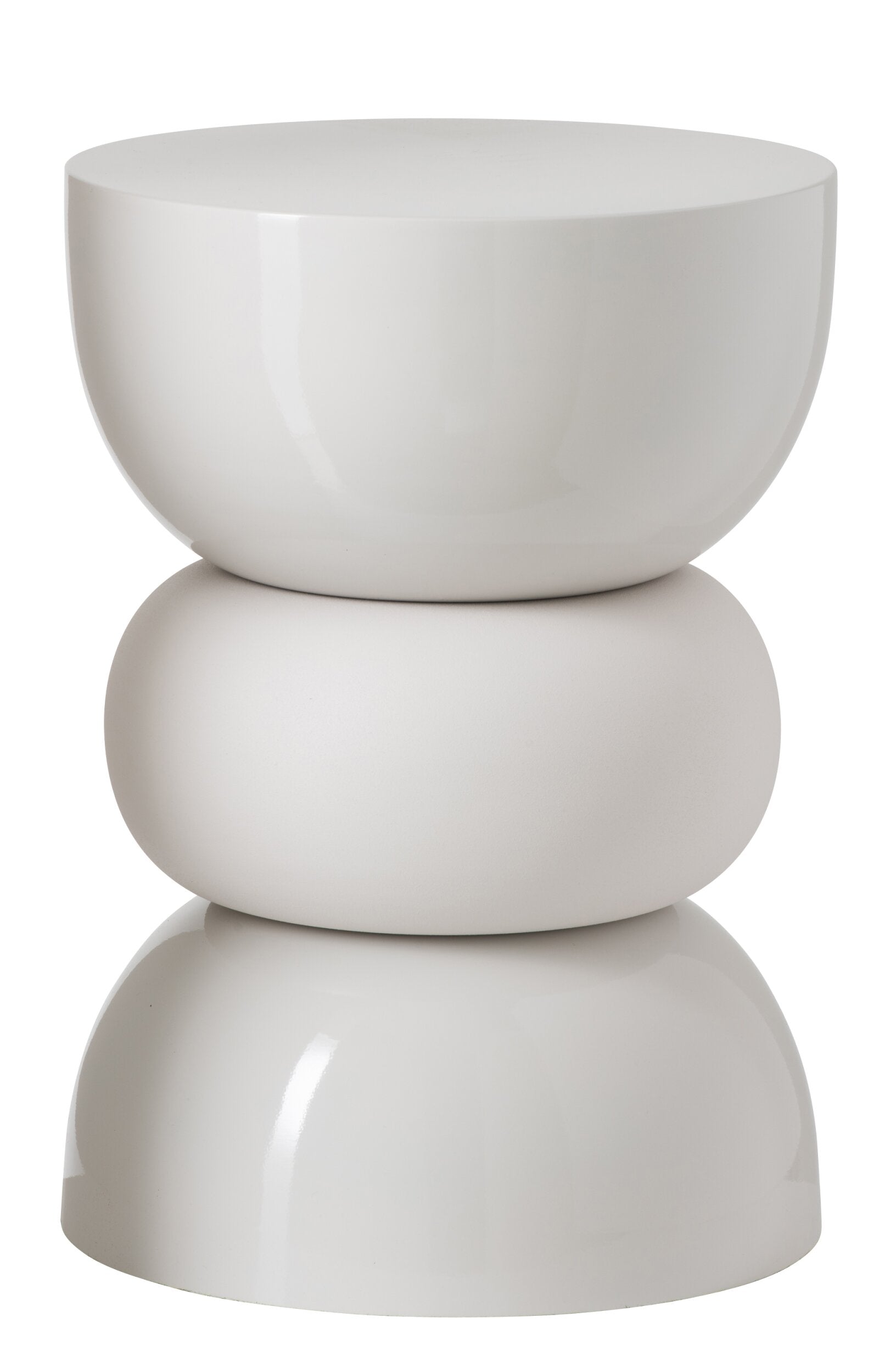 Beistelltisch Metall Design Lumina Orbit ekru moderner tisch