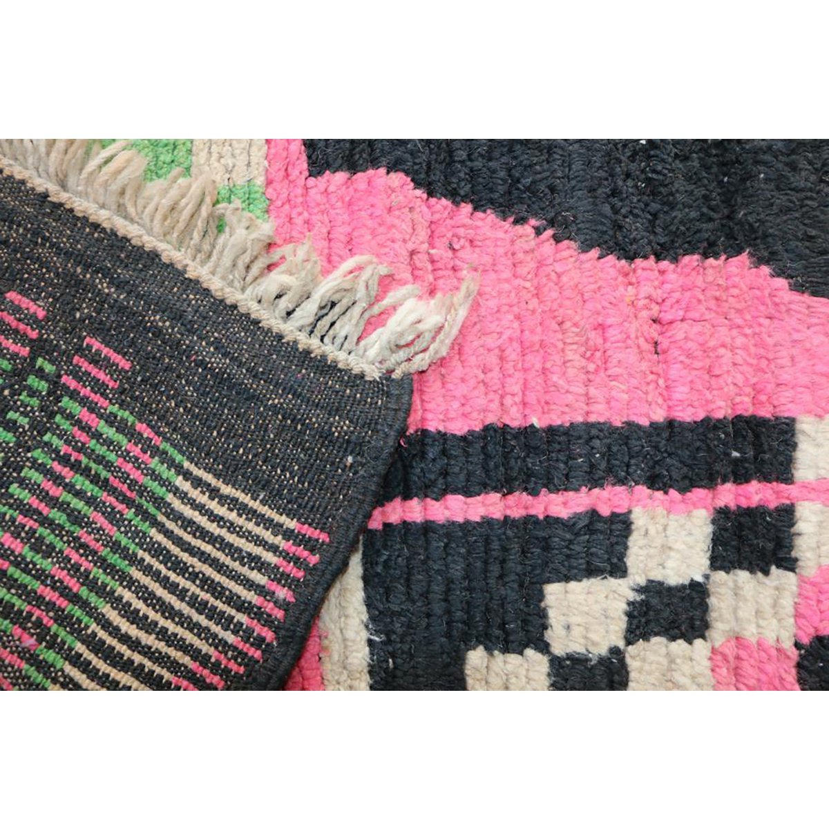 Berber Wolle reiner Spurteppich 74 x 344 cm