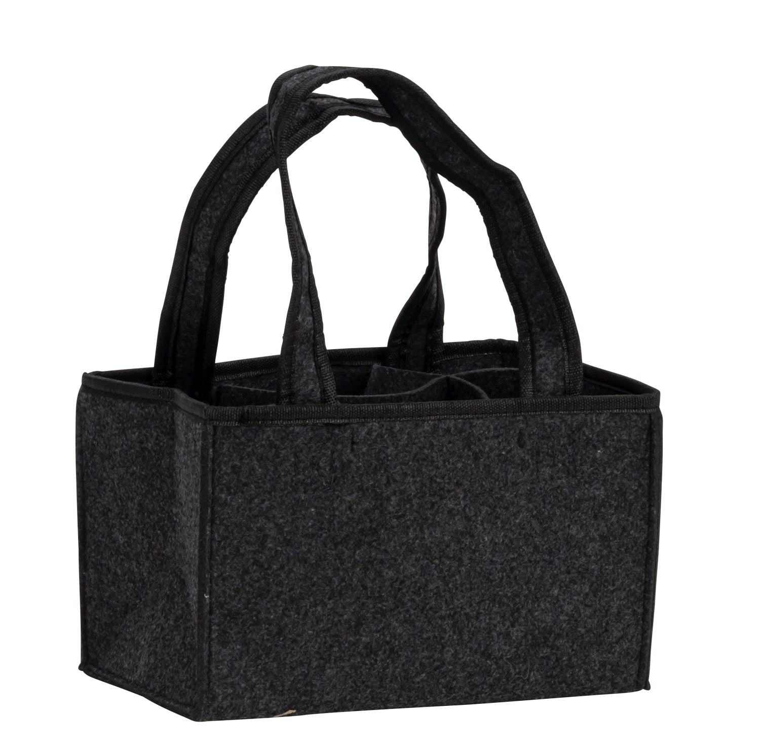 Bierflaschenträger Warnung Filztasche für 6 Flaschen mit Tragegriff