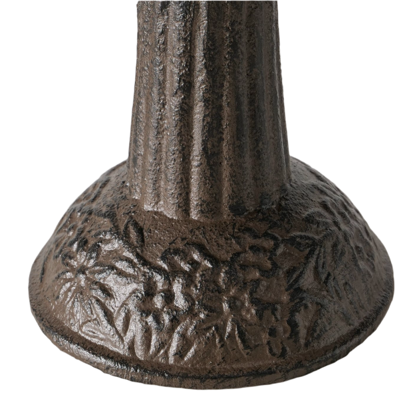 Vogeltränke Miranda aus Gusseisen braun