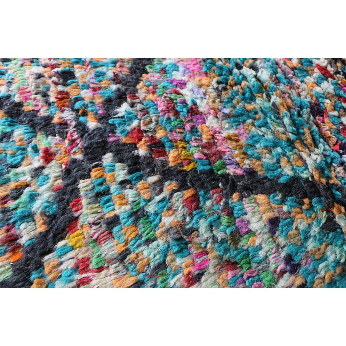 Berber Wolle reiner Spur Teppich 75 x 304 cm