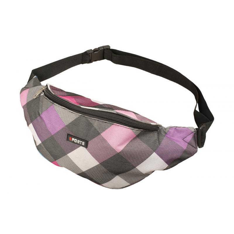 Urbanox Flexbag Bauchtasche kariert Crossbody Bag Unisex