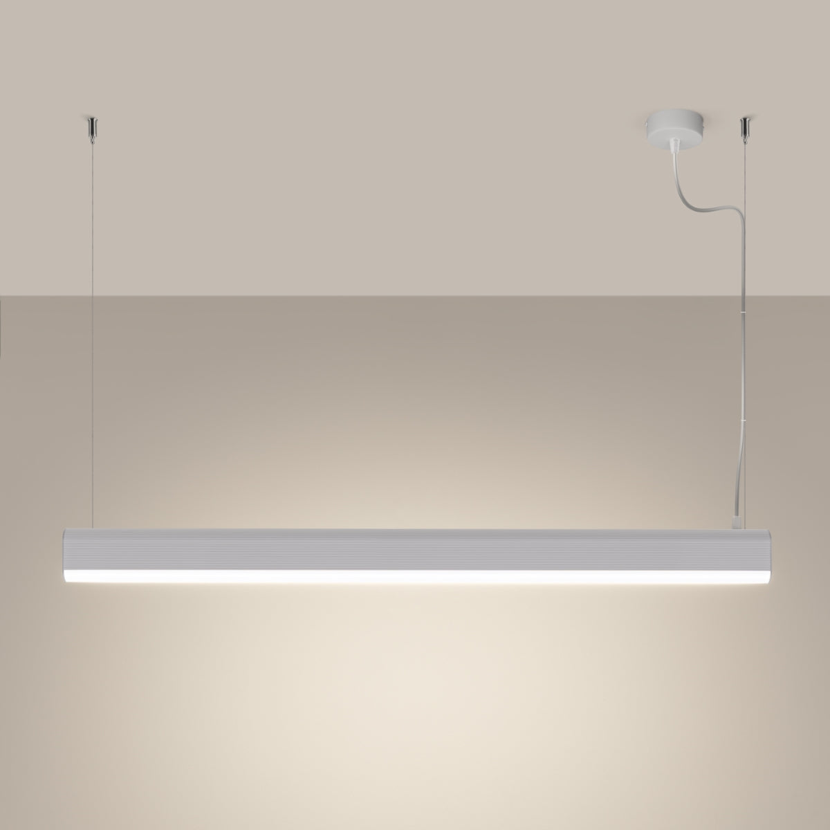 Pendelleuchte FARGE Weiß LED 4000K