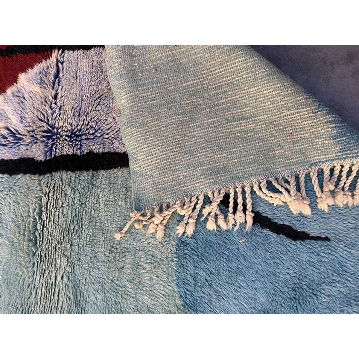 Berber -Wollteppich von M'Rut 120 x 177 cm