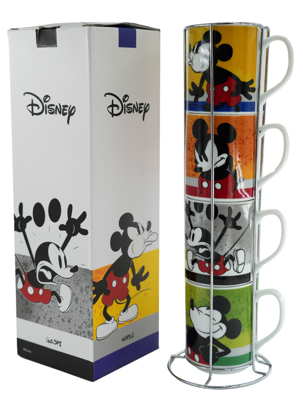 Disney Stapeltassen Set 'Mickey I am' – 4-teilig, Porzellan