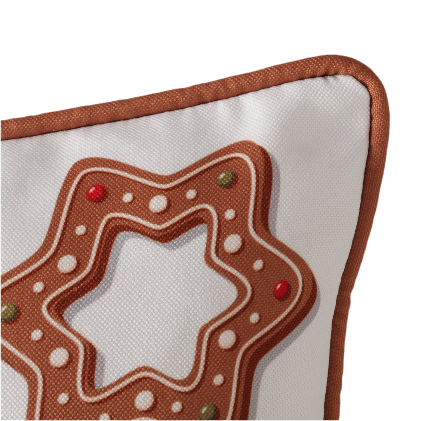 Sofakissen Ginger Lebkuchen Motiv 45x45cm Weihnachtsdeko