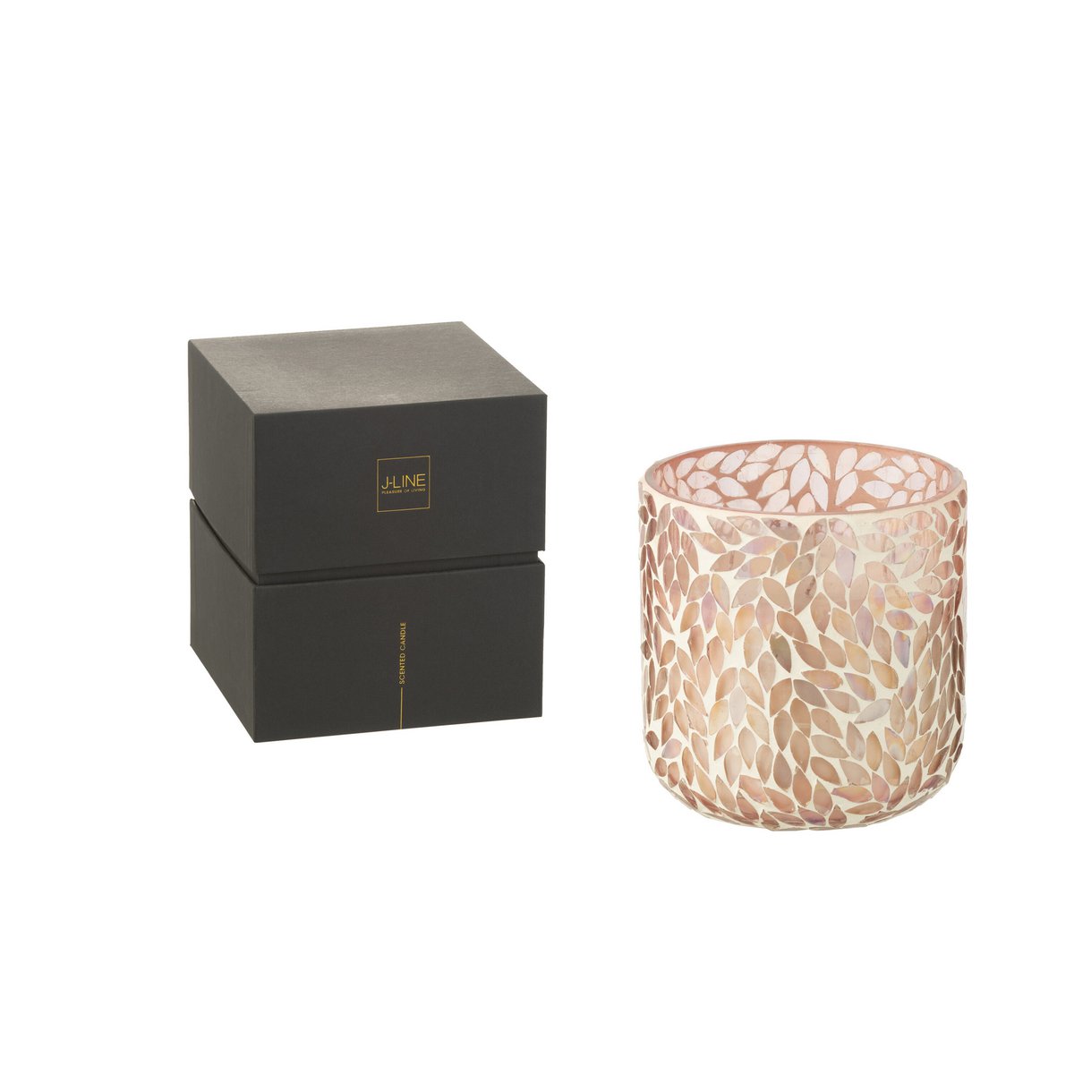 Duftkerze Tender Rose – Wachs – Rosa – mittel – 70U