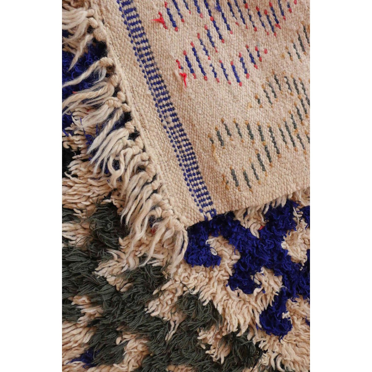 Marokkanischer Berber Teppich reine Wolle 58 x 157 cm