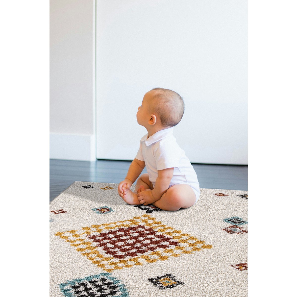 Weicher und weicher zotteliger Teppich für gemütliches Zazou -Innenraum