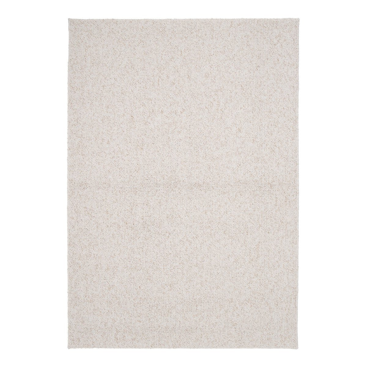 Sonnensteine waschbarer Curlée Wolle Effekt Teppich