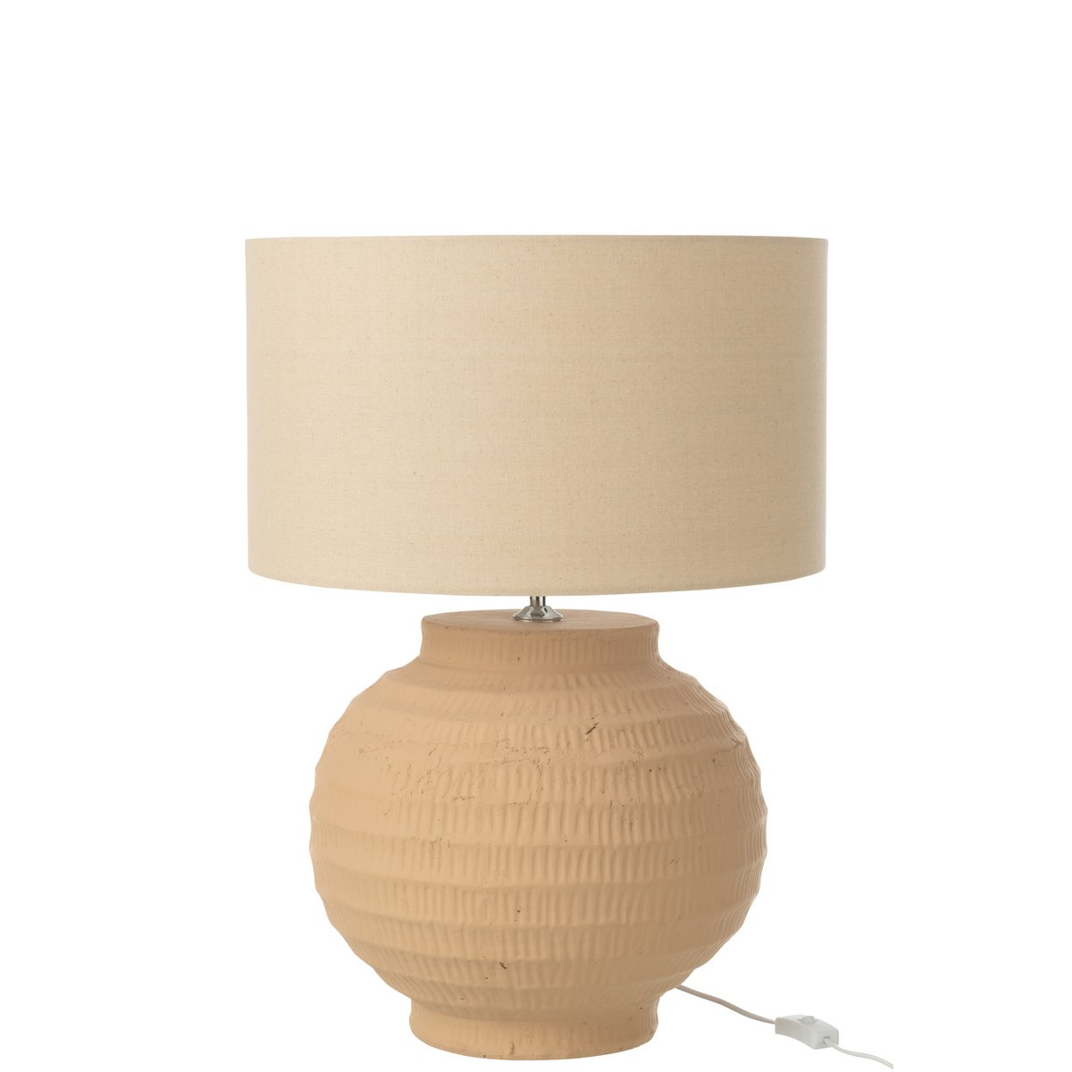 J-Line Tischlampe Terrakotta Beige