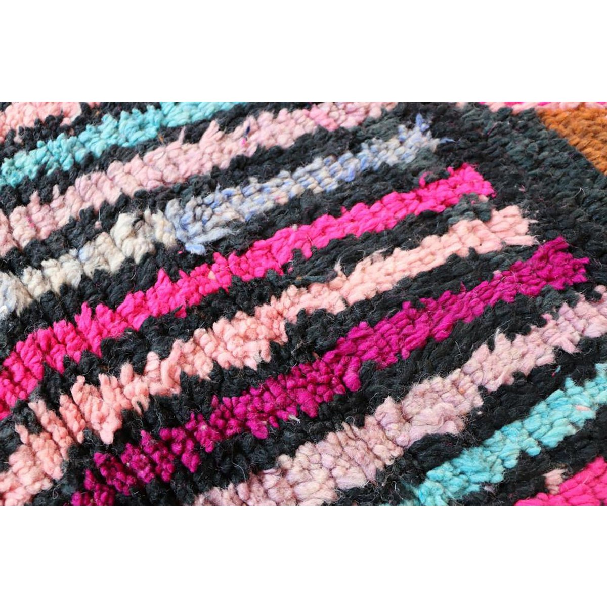 Marokkaner Berberkorridor Teppich reines Woll 78 x 371 cm