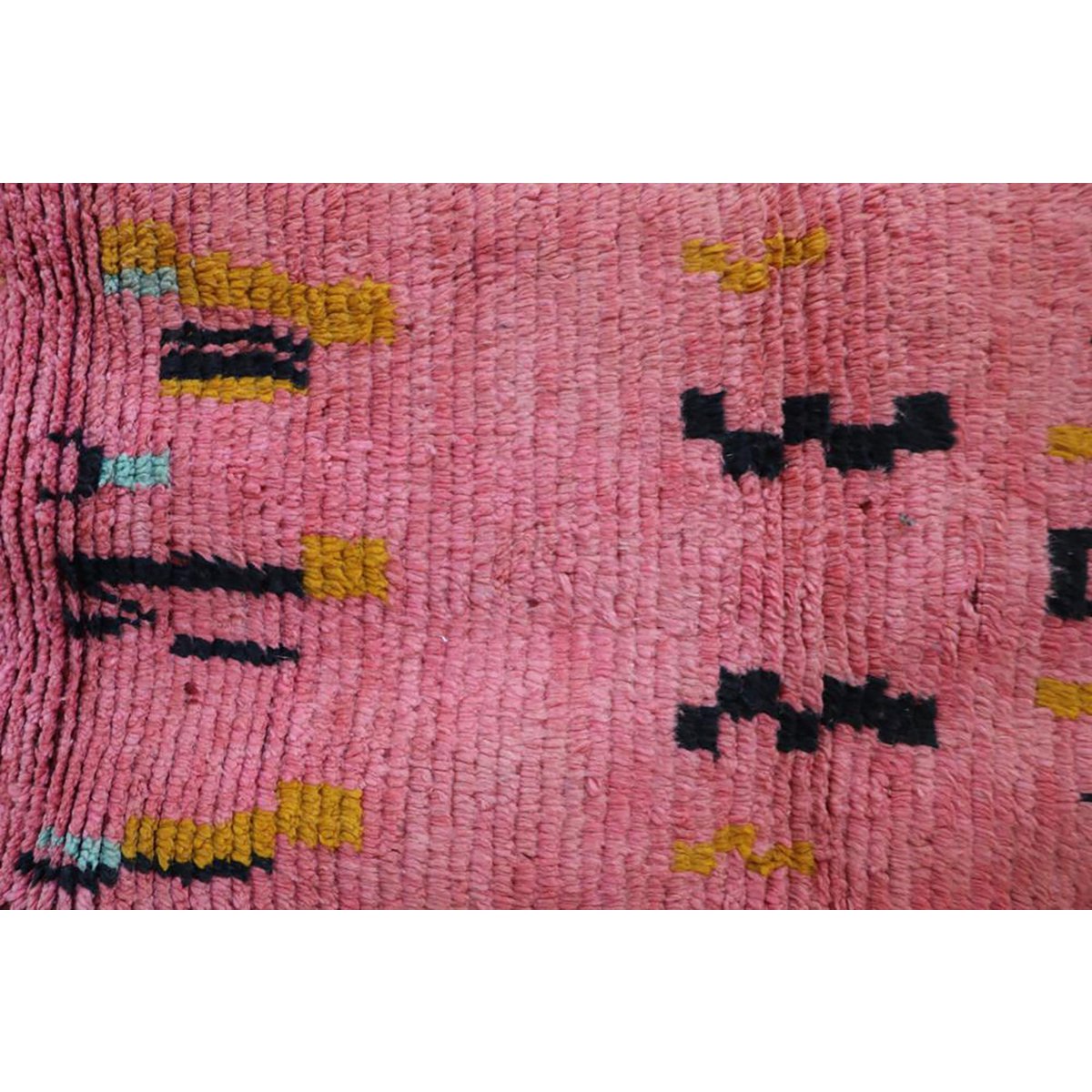 Marokkaner Berberkorridor Teppich reines Wolle 69 x 338 cm