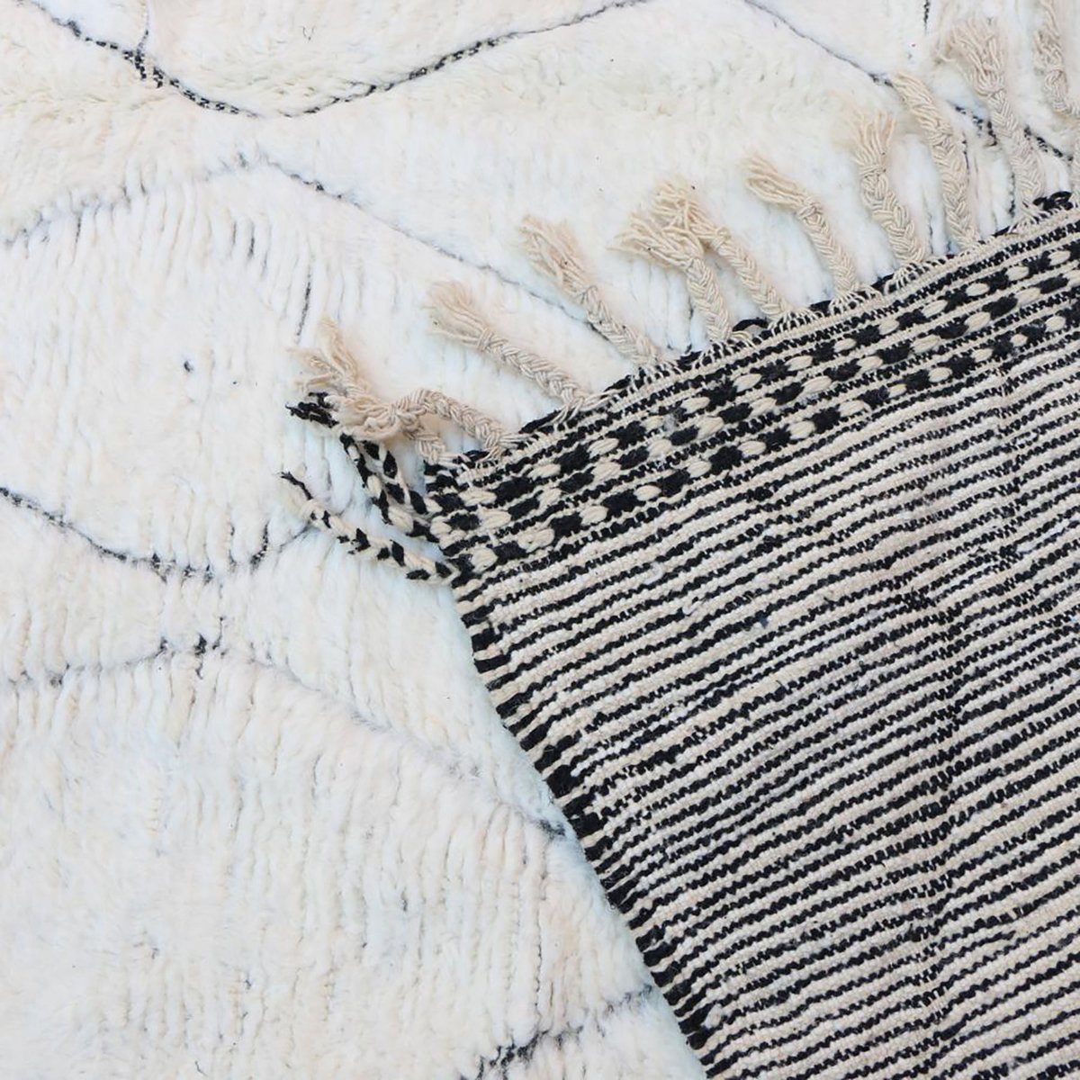 Marokkaner Berber Teppich reines Woll 202 x 291 cm