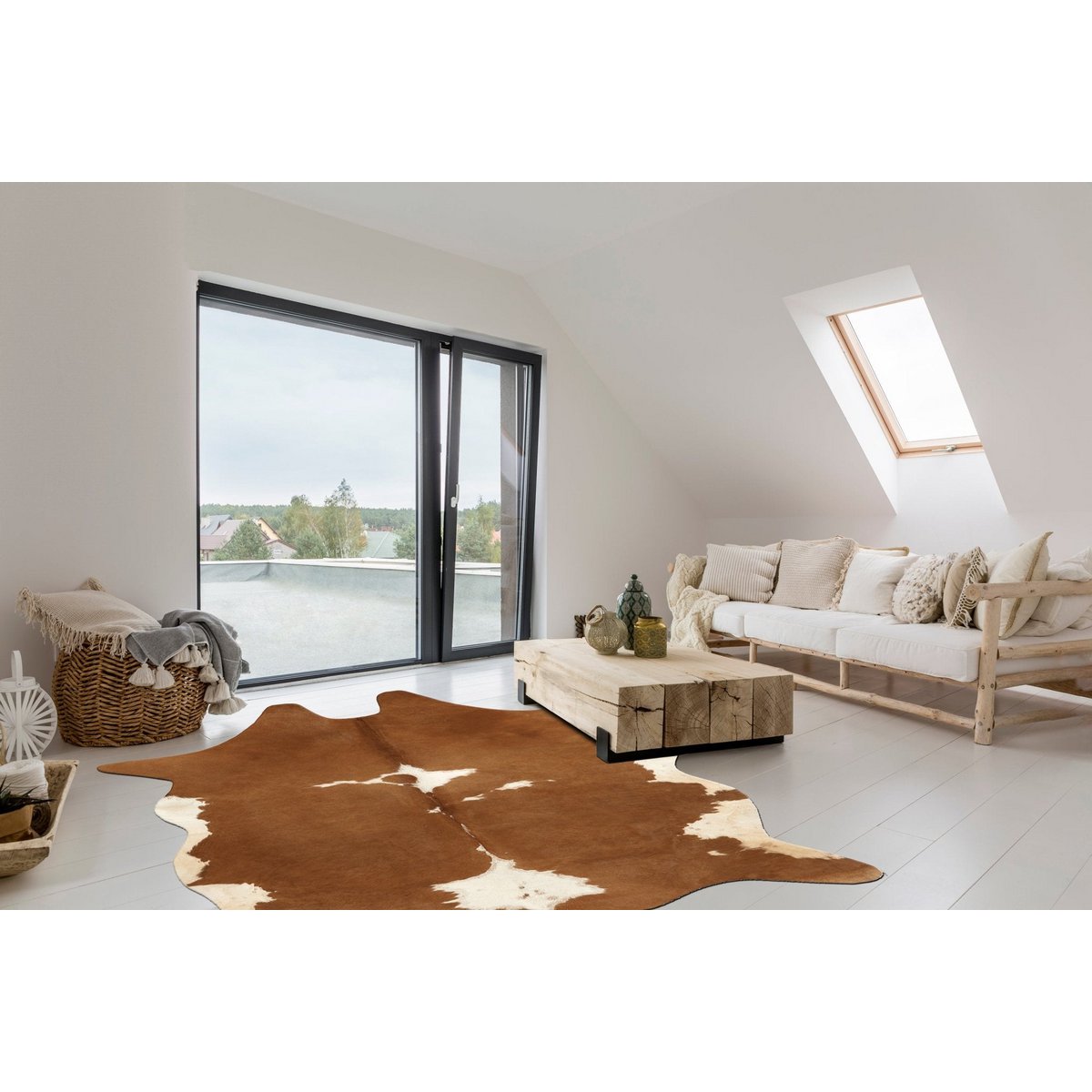 Lily Cow Skin Teppich