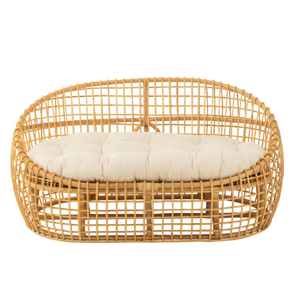 Rattan Loungesessel Laguna Dream Braun J-Line Design