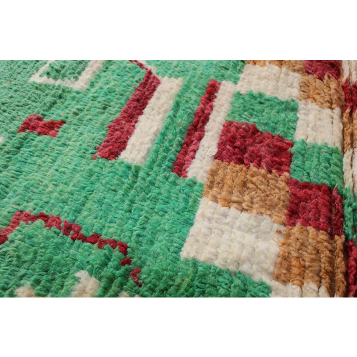 Marokkaner Berberkorridor Teppich reines Woll 84 x 388 cm