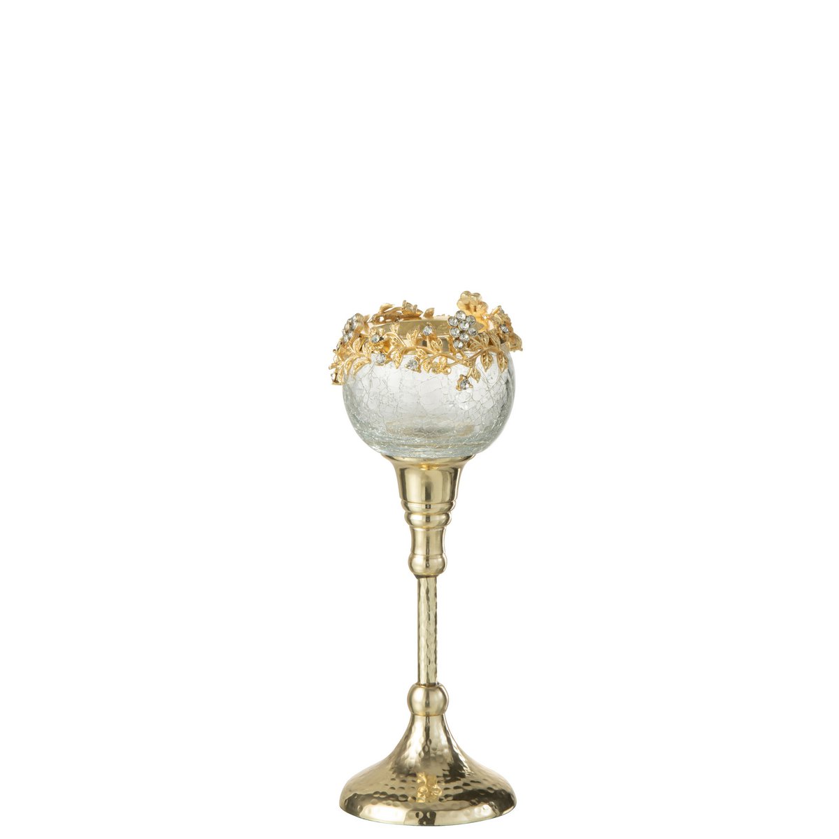 Kerzenhalter Celina Klein Glas Gold 23cm