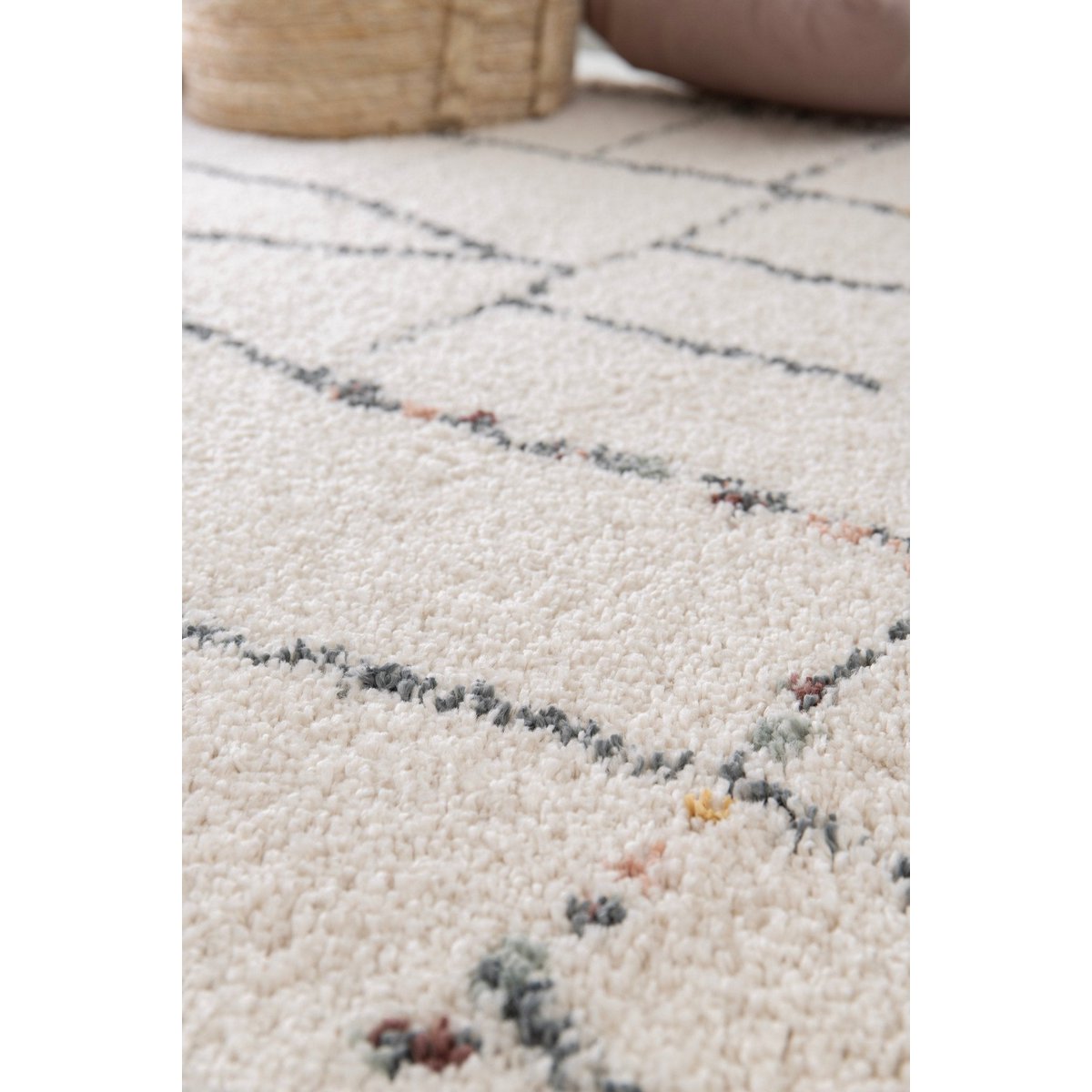 Lange Haarteppiche moderne moderne und voluminöse Teleia modernes Design