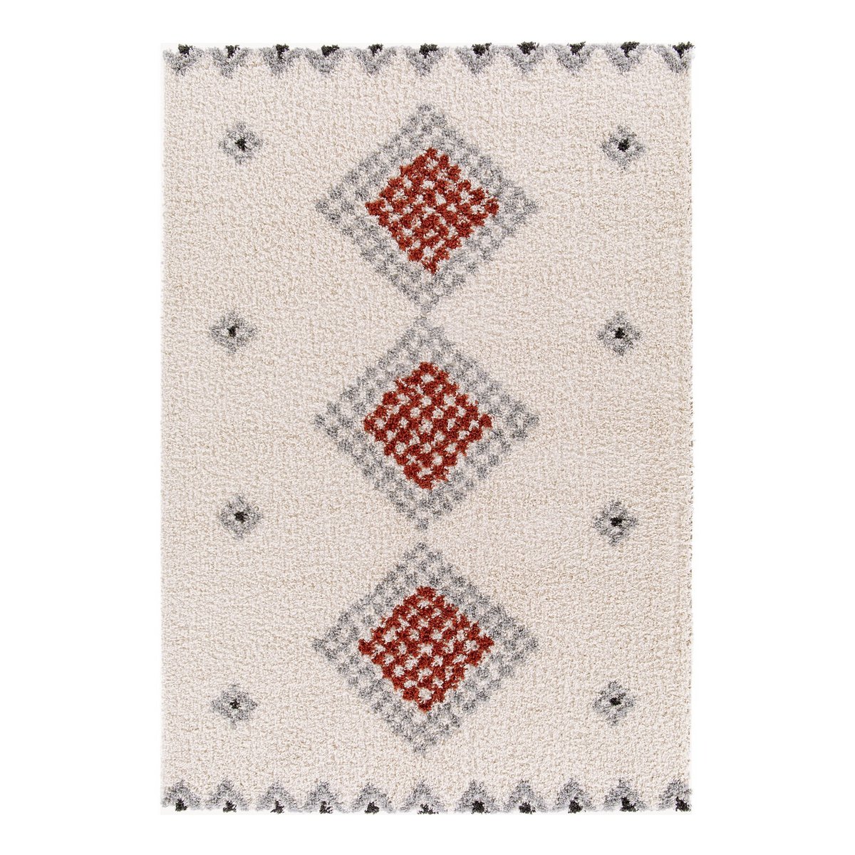 Weicher und weicher zotteliger Teppich mit langen Haaren Tessera