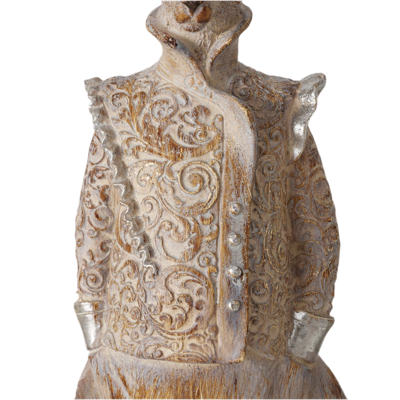 Dekofiguren Elanor Duo Hirschfigur Set Braun Kunstharz 42cm