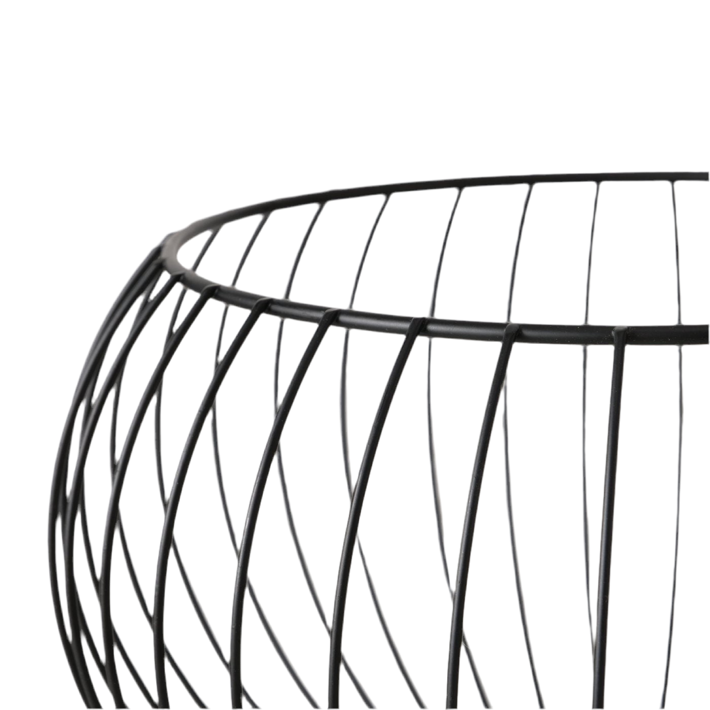 Deko Schale Simone Metall schwarz modern rund matt