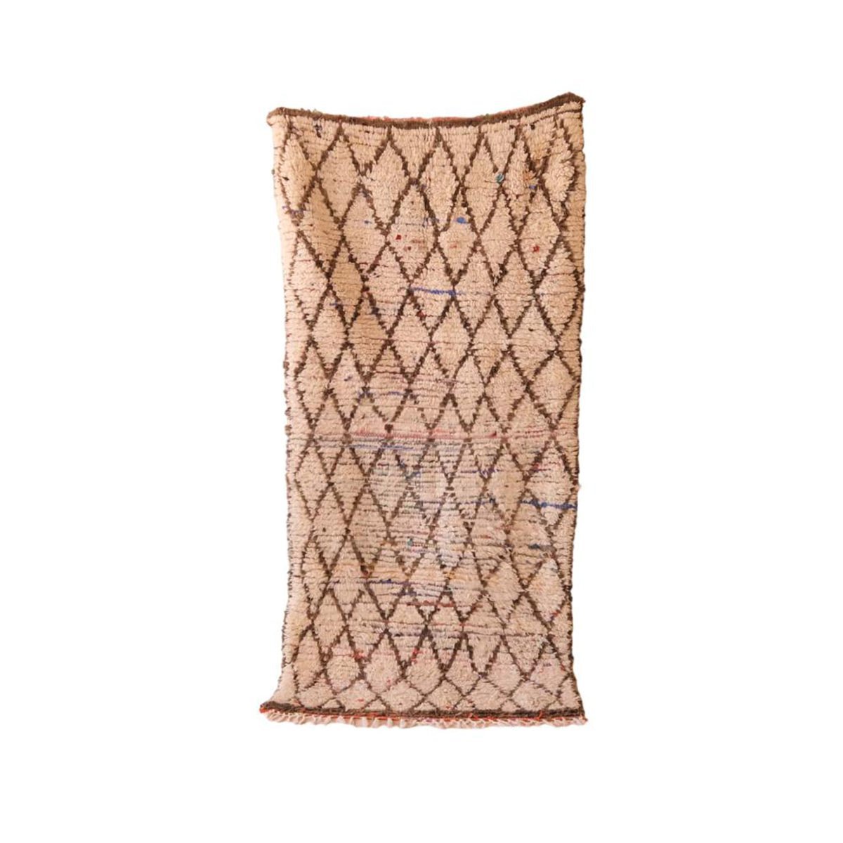 Marokkaner Berber Teppich reines Woll 103 x 230 cm