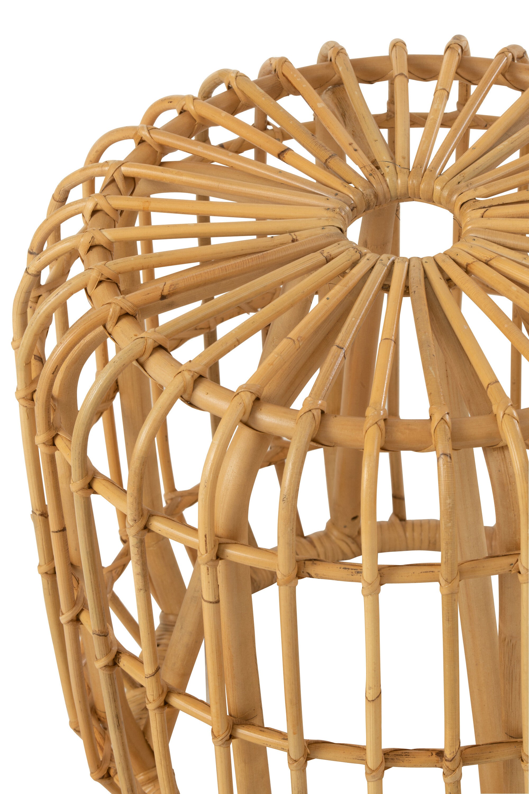 Vielseitiger Sirine Rattan Naturell Couchtisch - Stilvolle Natürlichkeit für Wohnzimmer, Garten und Terrasse