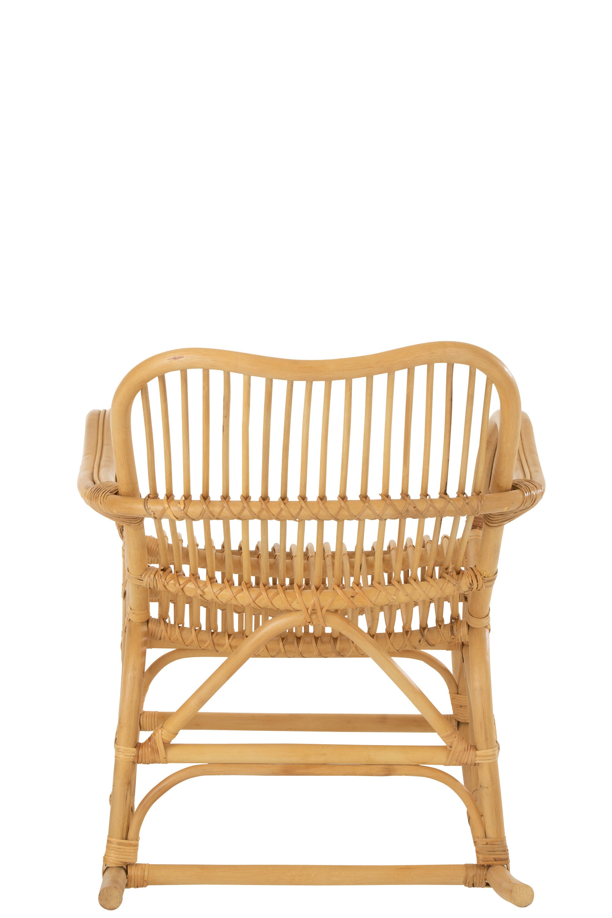 Natürlicher Schaukelstuhl 'Winand' aus Rattan - Gemütlichkeit trifft auf stilvolles Design!