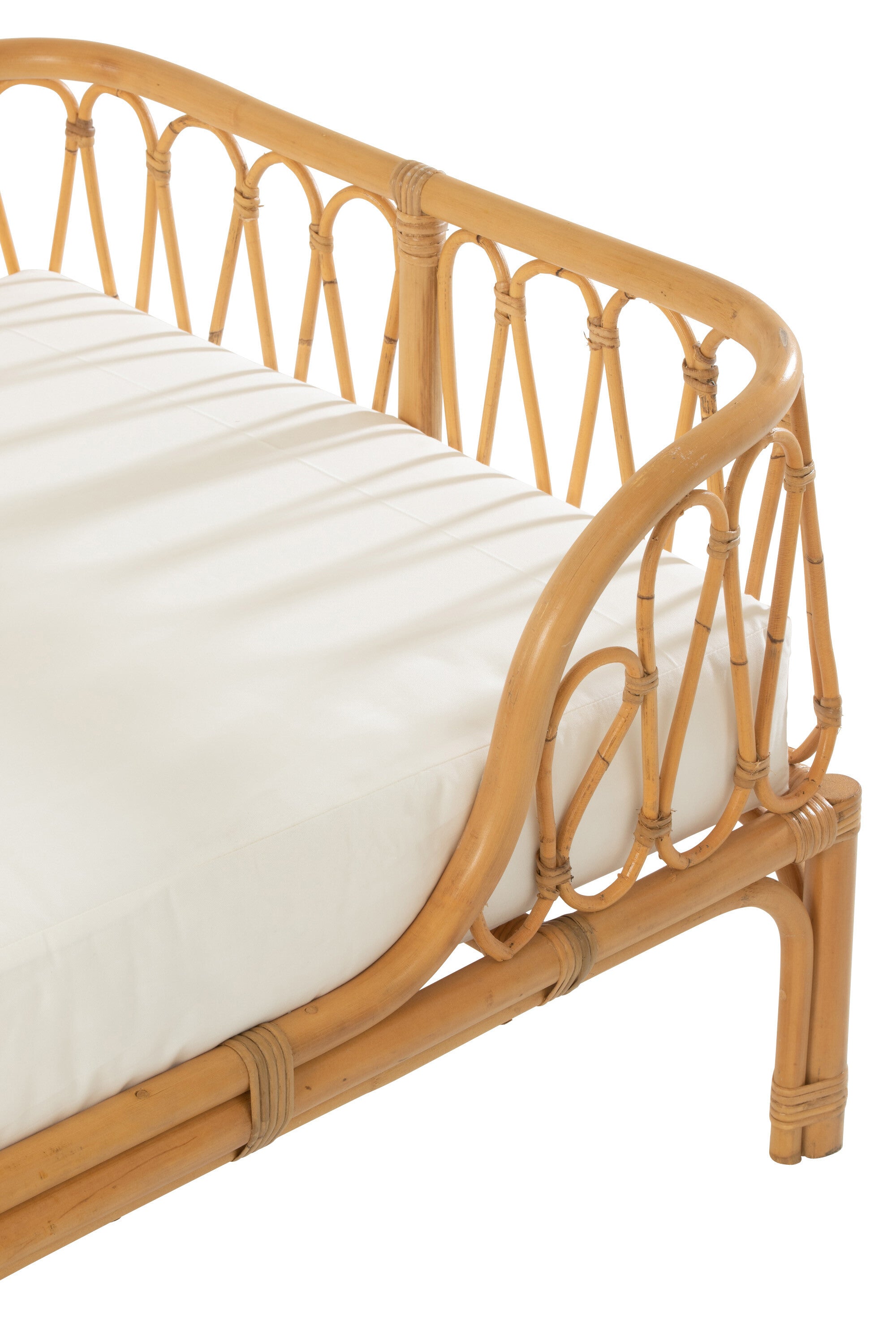 Bett Pierre Rattan Naturell - Natürliches Design und komfortabler Schlafplatz für Ihr Schlafzimmer