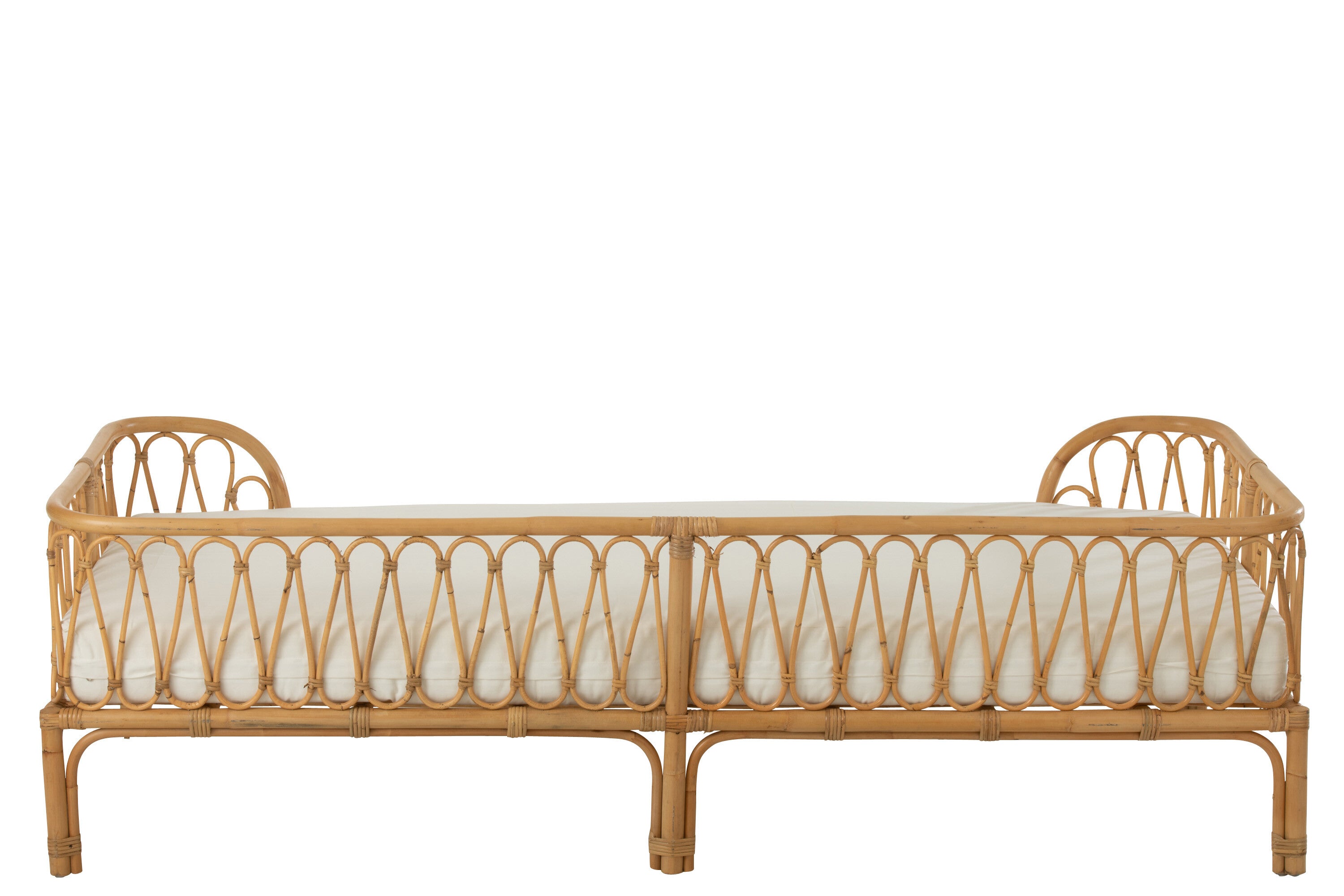 Bett Pierre Rattan Naturell - Natürliches Design und komfortabler Schlafplatz für Ihr Schlafzimmer