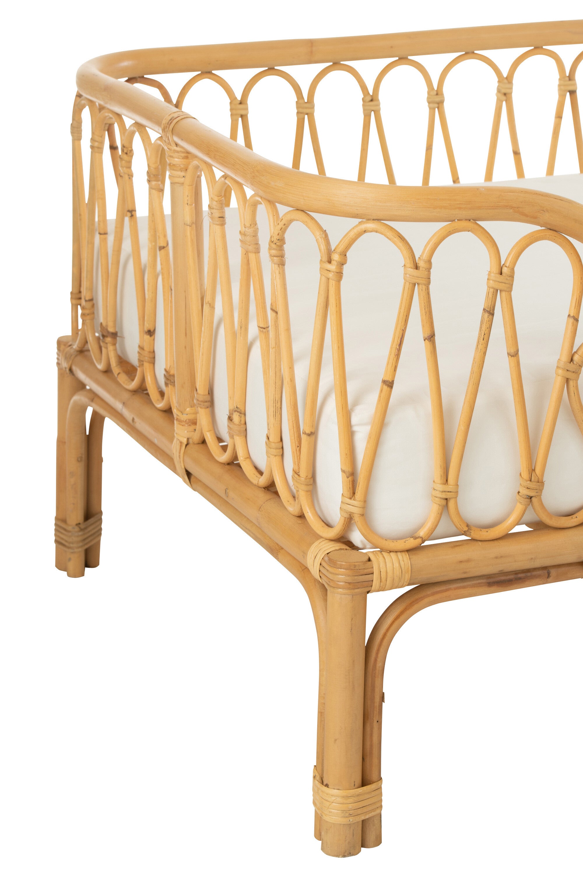 Bett Pierre Rattan Naturell - Natürliches Design und komfortabler Schlafplatz für Ihr Schlafzimmer