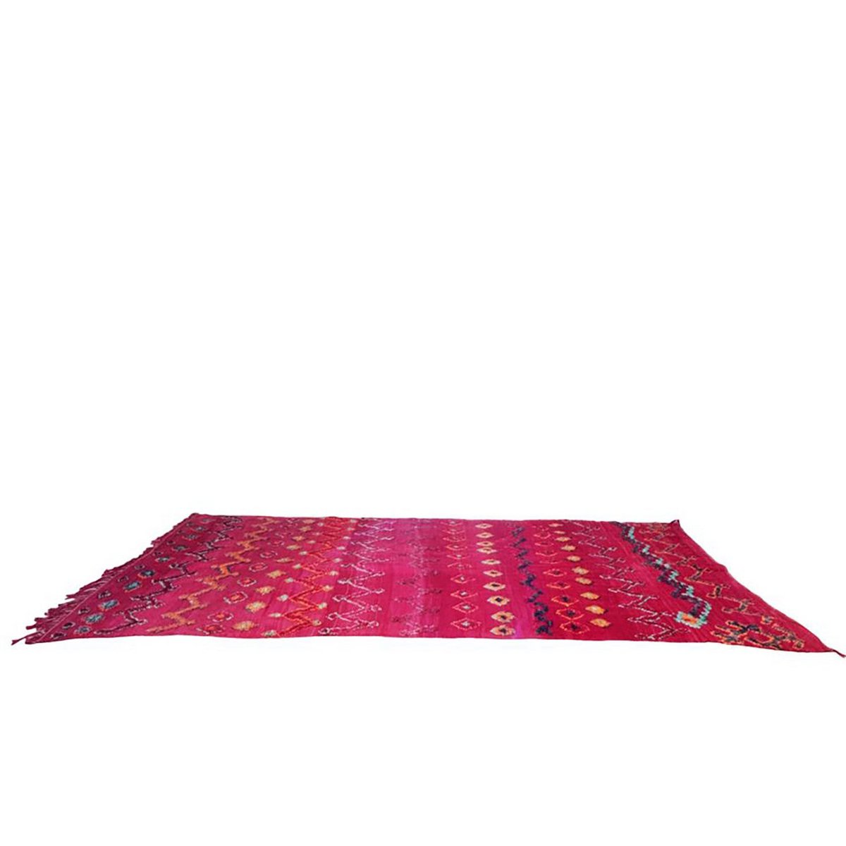 Marokkaanse Berber Kelim-vloerkleed van zuivere wol, 163 x 405 cm