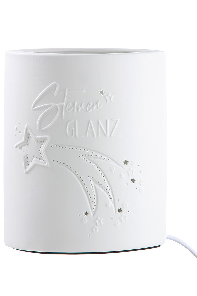 Elegante Porzellan Lampen im Sternenglanz und Lichterglanz Design - Verschiedene Größen erhältlich