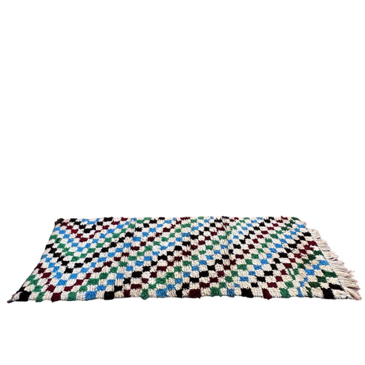 Marokkanischer Berber Teppich reine Wolle 76 x 182 cm