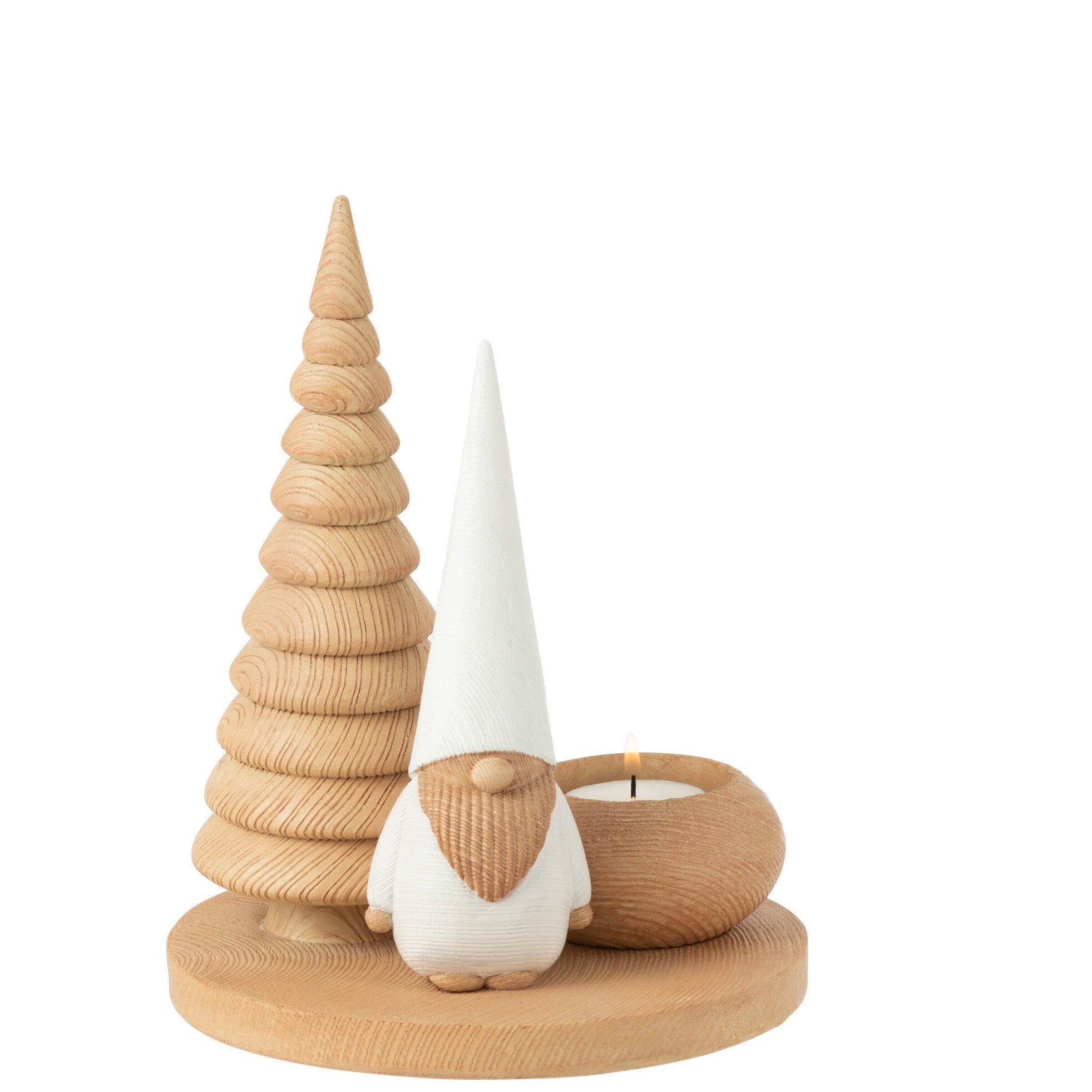 Festliche Teelichthalter Weihnachtswichtel und Tannenbaum Wichtel