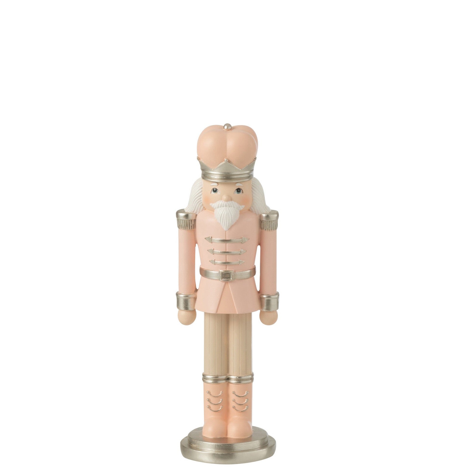 Bezauberndes 2er und 4er Set Nussknacker aus Polyresin in Rosa und Weiß