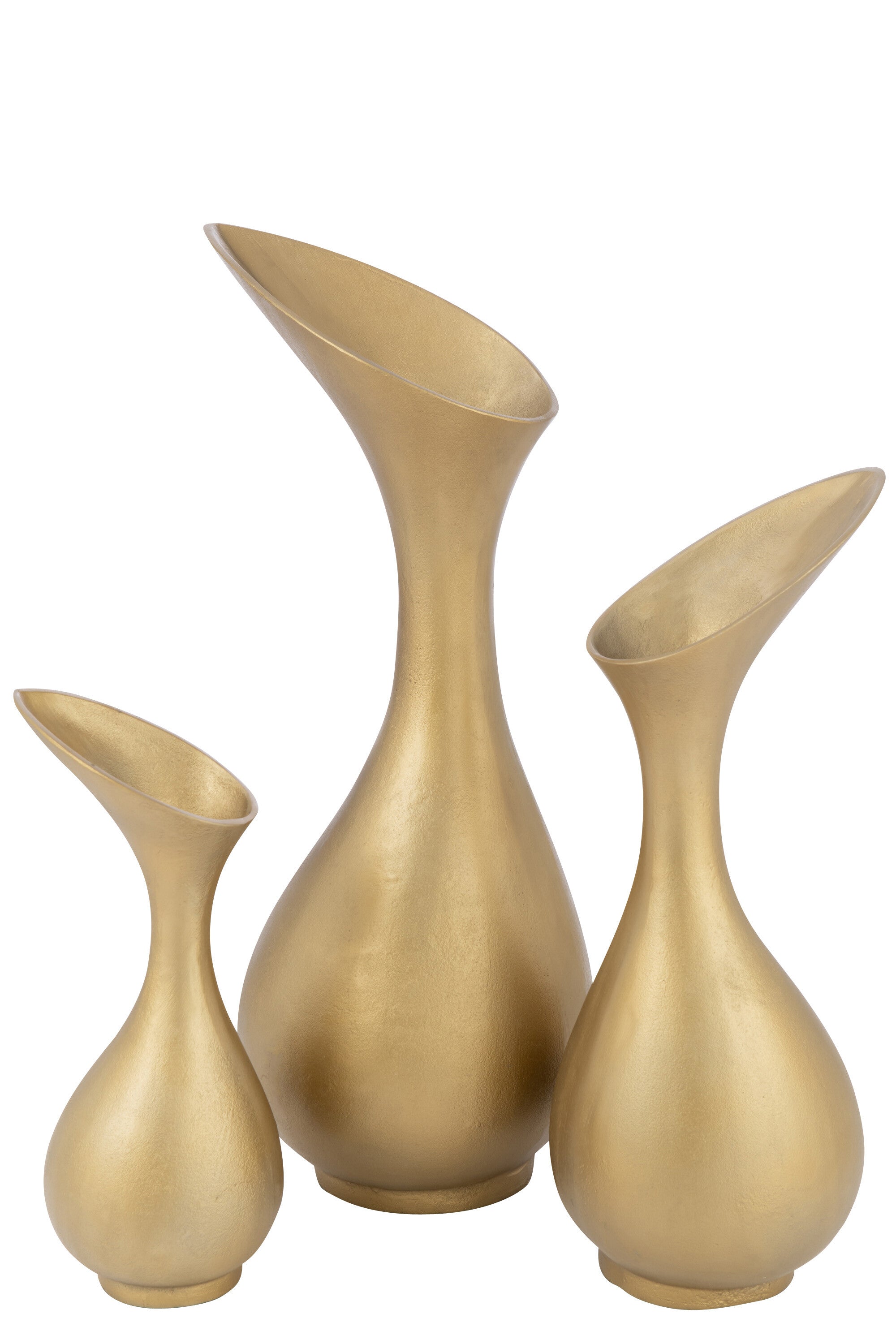 Tischvase Aluminium Gold - Elegantes Wohnaccessoire für anspruchsvolle Interieurs