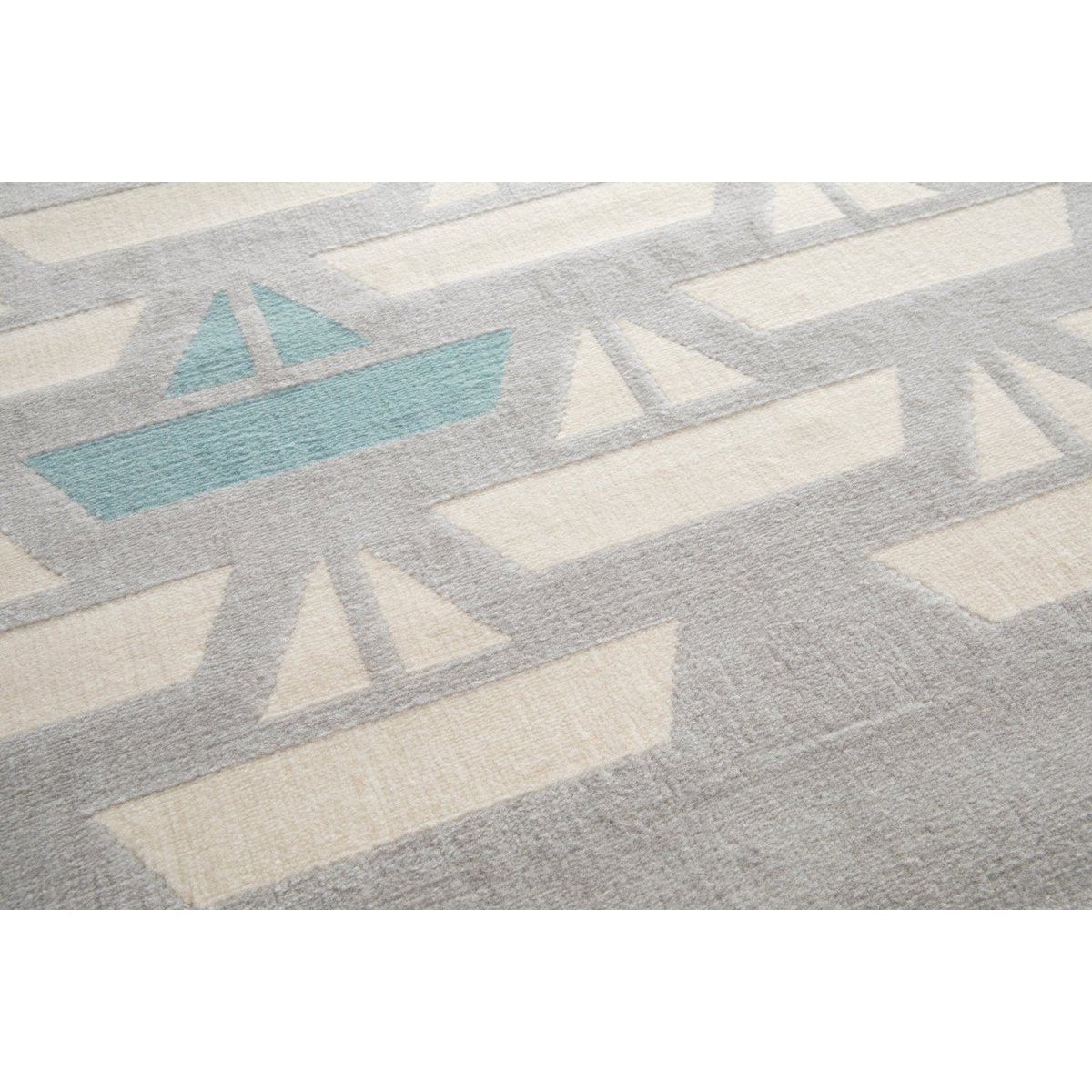 Weicher Kinder Teppich verspielte Musterboote