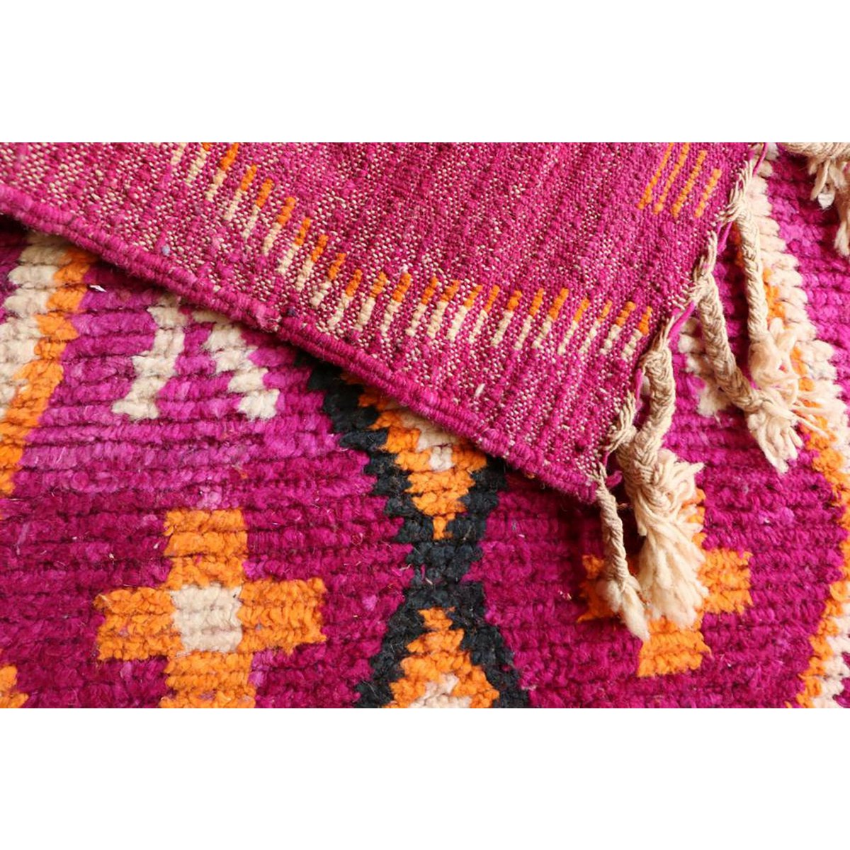 Marokkaner Berberkorridor Teppich reines Woll 78 x 507 cm