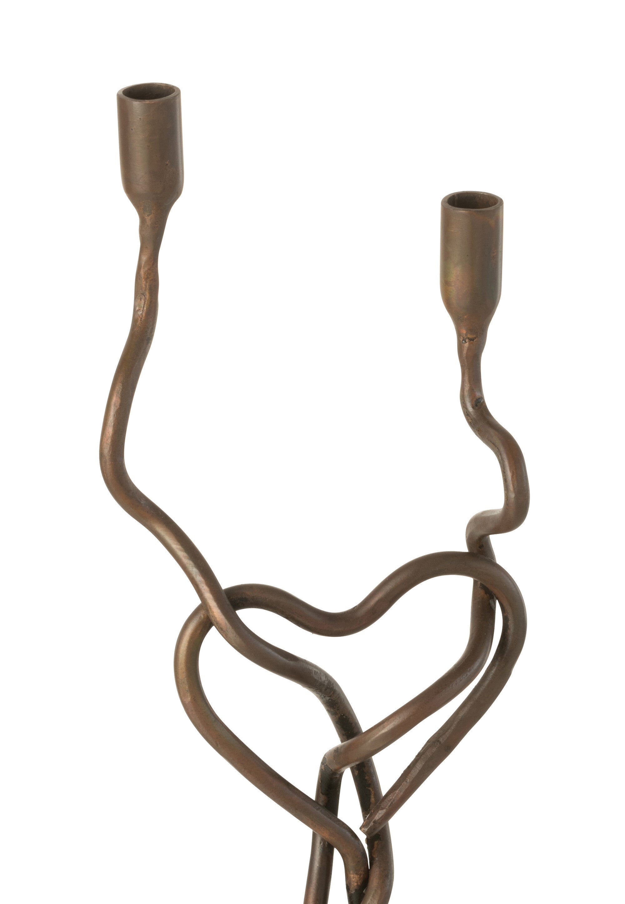 3er-Set 'Holderin' Kerzenhalter aus Eisen in Schwarz/Gold