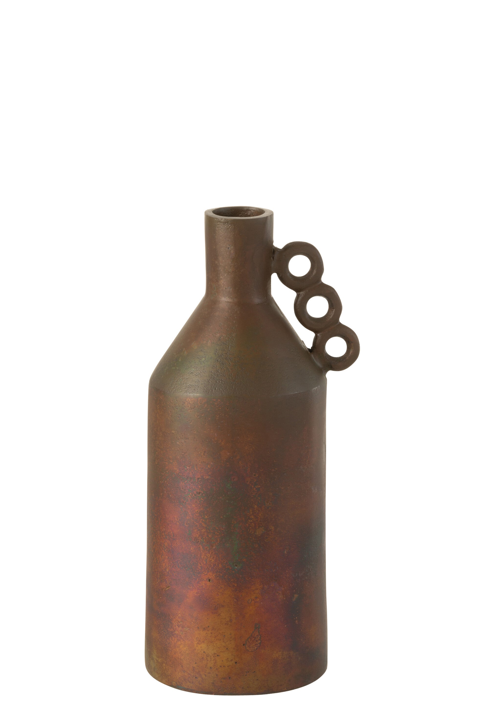 2er-Set 'Odin' Bronzefarbene Aluminium Vasen in Large oder Small