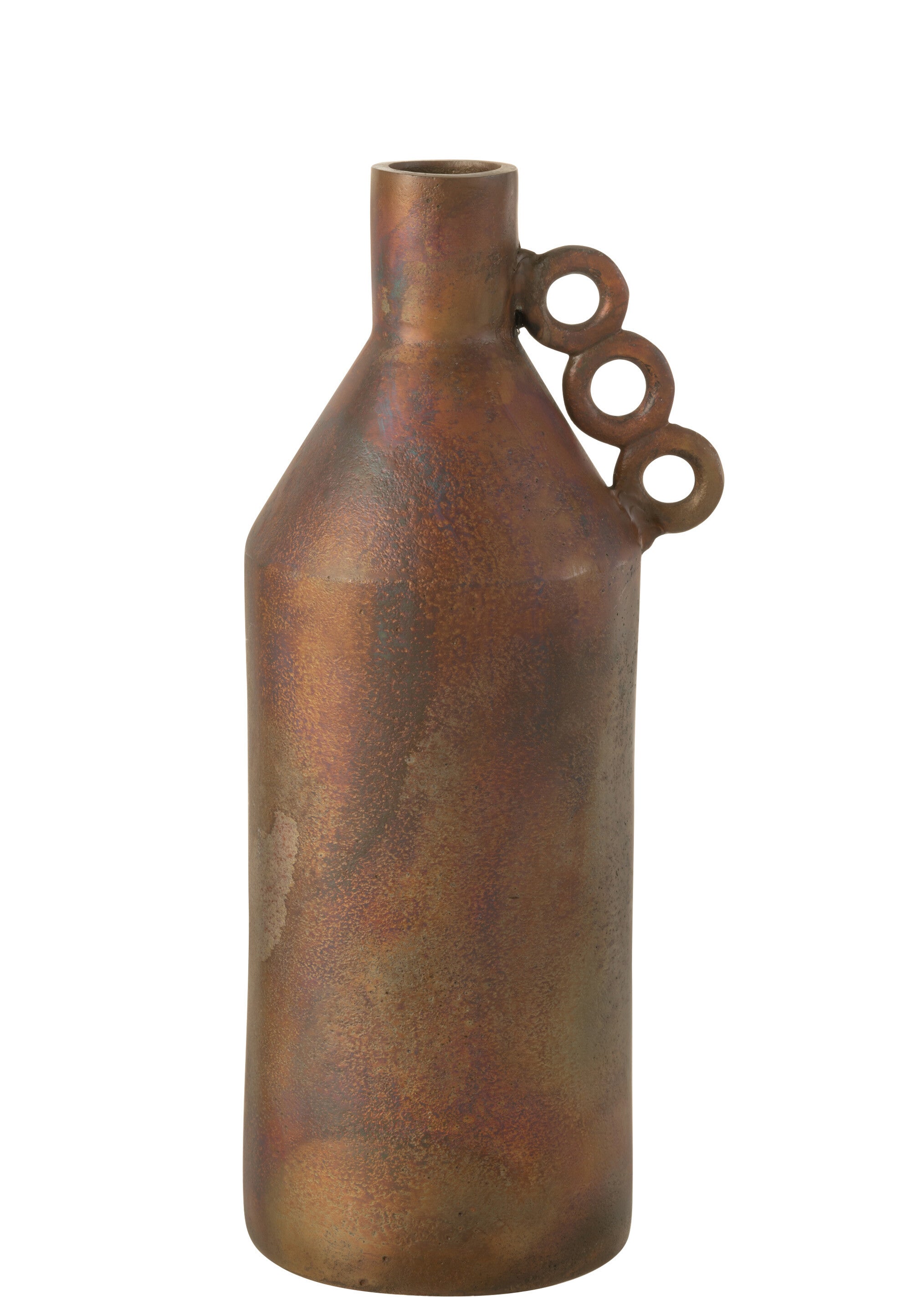 2er-Set 'Odin' Bronzefarbene Aluminium Vasen in Large oder Small