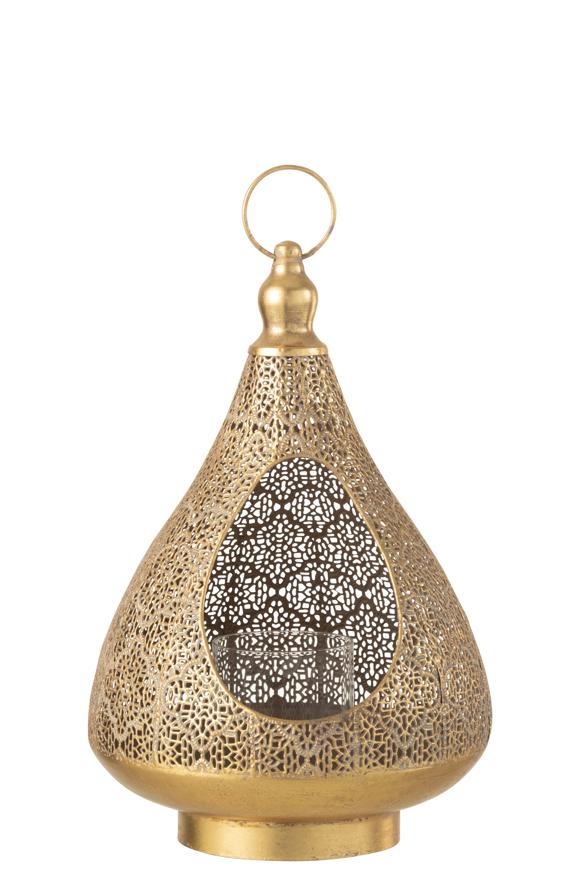 Kerzenhalter Farida Orientalisch Gold Metall 25x38cml in Gold